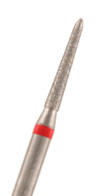 Diamant Torpedo konisch Körnung: Rot (fein, 1 Packung á 5 Stück)