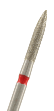 Diamant Flamme Körnung: Rot (fein, 1 Packung á 5 Stück)