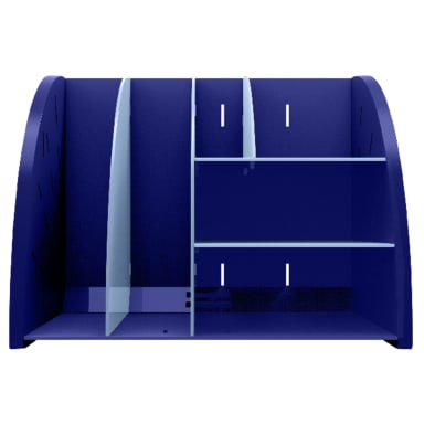 Exacompta Bee Blue desk organiser coloured