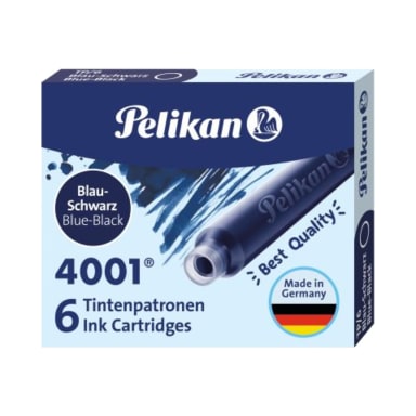 Pelikan ink cartridge 4001 TP/6 6 pieces blue-black