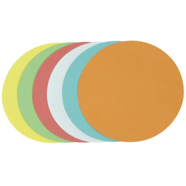 Soennecken moderation card circle 140 250 pieces assorted