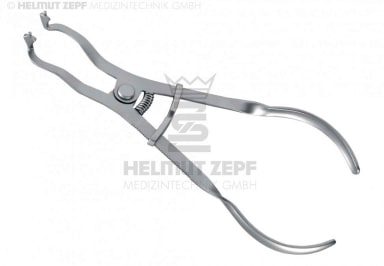 HELMUT ZEPF Rubberen Damklemtang Gedraaid 30 mm