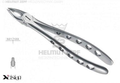 HELMUT ZEPF Tandtang Engelse Vorm Fig. 34 pc