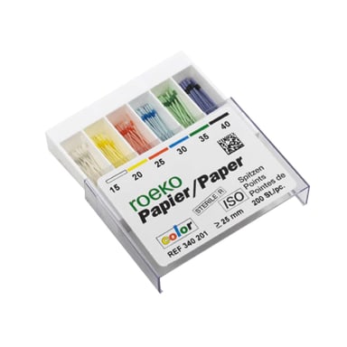 Papierspitzen color ISO 20 200St