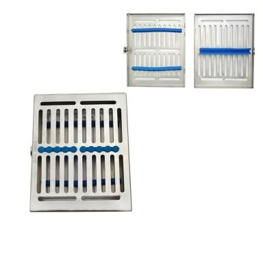 Instrument Tray, for 10 Instruments, 185x145x35 mm