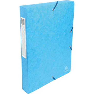 Exacompta Exabox file box A4 40 mm cardboard turquoise