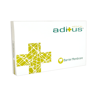 Aditus (identisch mit Powerbone) - Resorbierbare synthetische Membran für die dentale Chirurgie - 20 mm x 20 mm