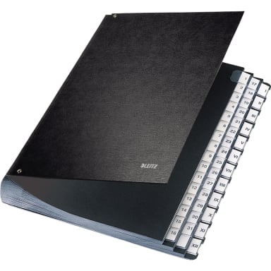 Leitz desk sorter A4 44 compartments hardboard black