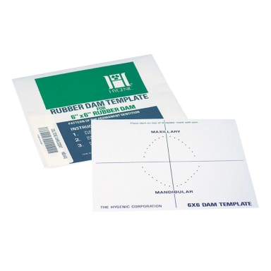 Kofferdam Schablone f.152mm Hyg