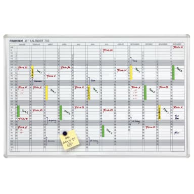 Franken annual planner JetKalender 90x60 cm 12 months white
