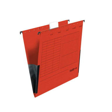 Falken suspension pocket A4 linen frogs red
