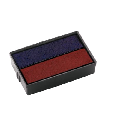 Colop stamp pad E/10/2 blue/red