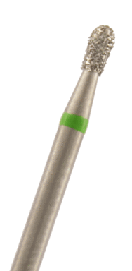 Diamant Birne Körnung: Grün (grob, 1 Packung á 5 Stück)