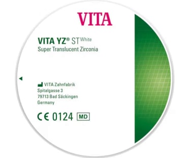 VITA YZ STWhite Disc weiß H 14mm 1St
