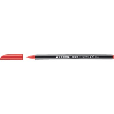 edding fibre-tip pen 1200 colourpen red