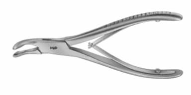 Hohlmeisselzange 3,5/140mm gebogen