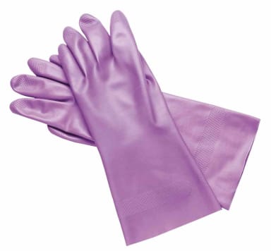Euronda purple nitrile protective gloves (1 pair)