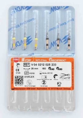 VDW Reciproc NiTi R40/R50 25mm Set