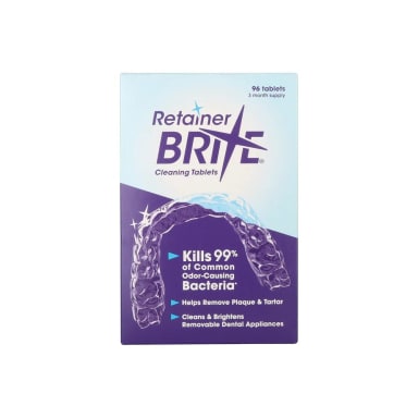 Retainer Brite Reinigingstabletten Beugels + Gebitsbeschermers - (96 st.)