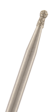 Diamant Kugel mit Ansatz Körnung: Blau (standard, 1 Packung á 5 Stück)