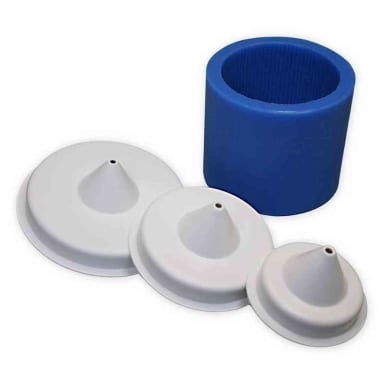 ERNST HINRICHS Dental Siliconen Manchet K&B Rond Maat 6 Blauw