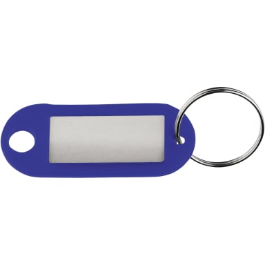 Alco key fob plastic 10 pieces dark blue
