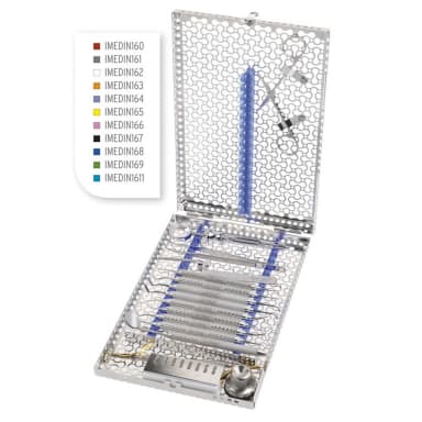 Hu-Friedy IMS Cassette DIN 16 Instrumenten grijs