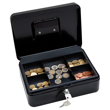 Wedo cash box 25x18x9 cm size 3 black