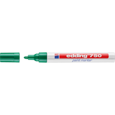 edding Lackmarker 750 2-4 mm Rundspitze permanent grün