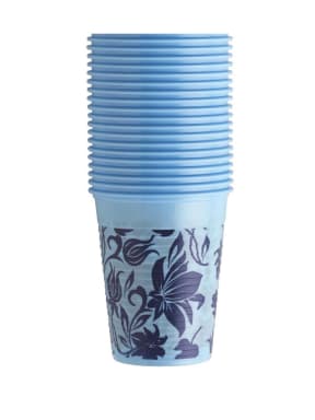Euronda Monoart Drinkfles Bloem Blauw 180ml (1000 stuks)