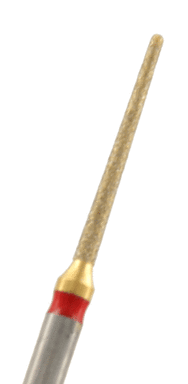 ZD-Diamant konisch rund Körnung: Rot (fein, 1 Packung á 5 Stück)