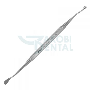 Bone file Miller BF 22, stainless steel, handle # 3 