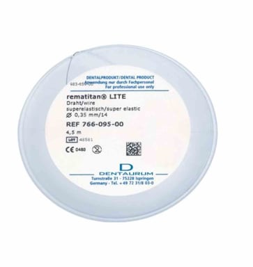 DENTAURUM Rematitan Lite Walsdraad 0,35 mm (14 Rl)