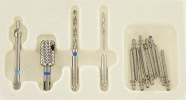 Sortiment Titan Gewindestifte blau lang (1 Packung á 1 Set)