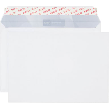 Elco Office envelope C5 without window peel & seal 10 pieces white