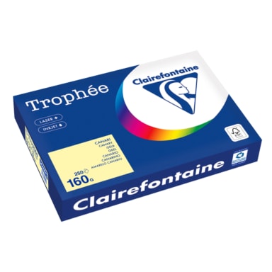 Clairefontaine copy paper A3 160 g 250 sheets yellow