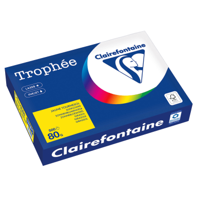 Clairefontaine copy paper A4 80 g 500 sheets sunny yellow