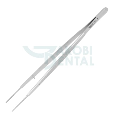Tissue pliers TPG 1, anatomical beaks, straight, total length 180mm, stainless steel