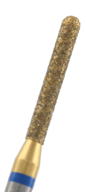 GOLD-Diamant Zylinder rund Körnung: Blau (standard, 1 Packung á 5 Stück)