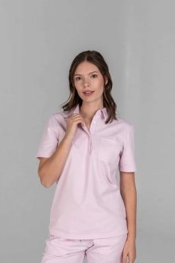 Van Laack Poloshirt 1/2 Arm MWW-S6 Cotton Candy M