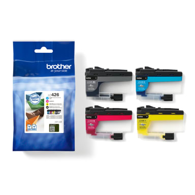 Brother ink cartridge LC426VAL black/cyan/magenta/yellow 4 pieces