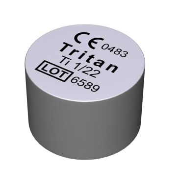 DENTAURUM Tritan Gegoten Metaal TI1 22gr Kegel 500G