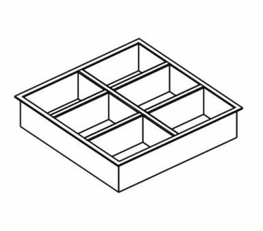 MEDIADENT Lade-inzetstuk VH12E-80 (6 stuks)