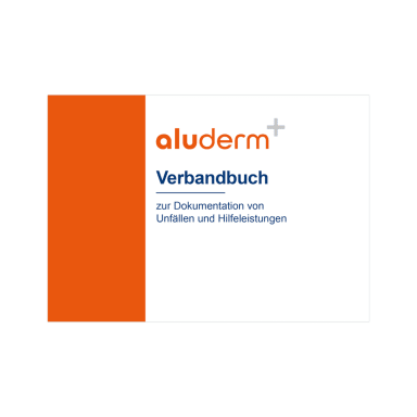 aluderm first-aid log book A5 landscape softcover