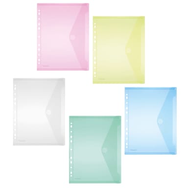 FolderSys collecting pocket A4 10 pieces assorted