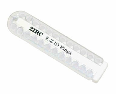 ZIRC Dental Products EZ-ID Markeer Ringen Groot Wit (25 stuks)