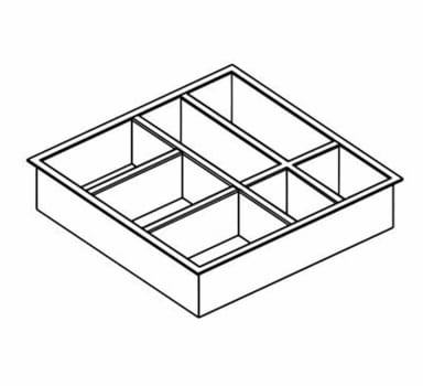 MEDIADENT Lade-inzetstuk VH12E-80-7 pc