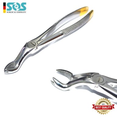Diamond-Coated Extraction Forceps, Upper Wisdom Right, Gripping in Teeth