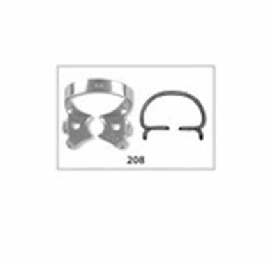Hager & Werken Pasrubber Damklem (208 stuks)