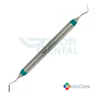 Carver # 3, ColorCare handle # 7, Colour: blue, stainless steel